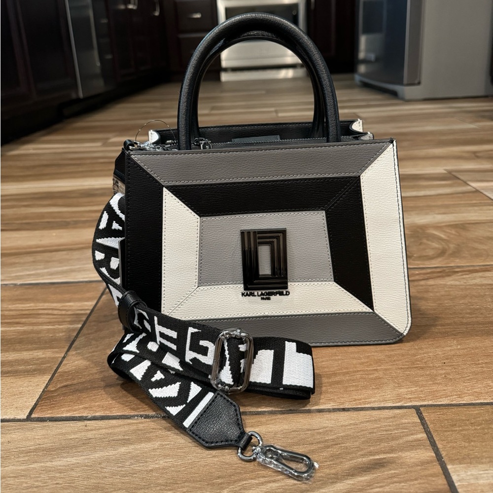 Restock 🩷 Karl Lagerfeld Simon Satchel - Picture 2 of 12
